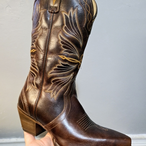 MYRA BAG WOMEN'S DOMINGOCEREZA WESTERN BOOTS - SNIP TOE size 8 - Picture 8 of 14